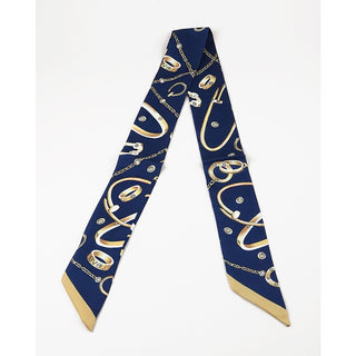 Navy Chain Twill