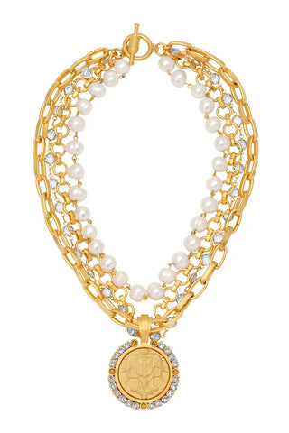 Sophie Necklace, Gold