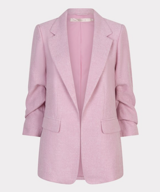 Linen Blazer, Rose