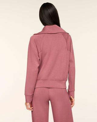 Airessentials Half Zip, Rum Raisin