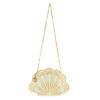 Seaside Pearl & Beaded Shell Crossbody
