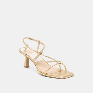 Mylee Strappy Heel, Gold