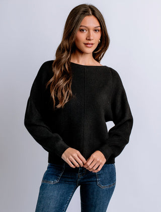 Asima V Sweater, Black
