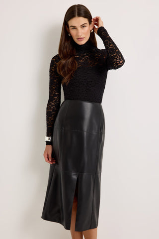 Eloise Top, Black Lace