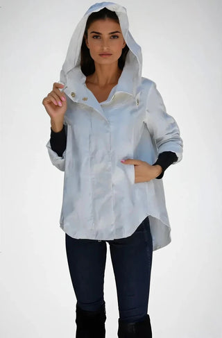 Savina Raincoat, White
