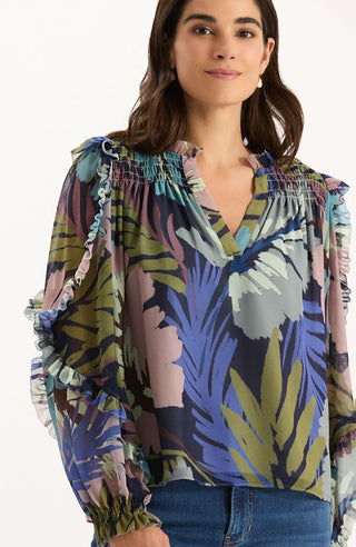 Sylvie Silk Blouse, Multi