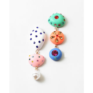 Multi Colored Drop Earrings