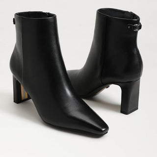 Saige Ankle Bootie, Black Leather