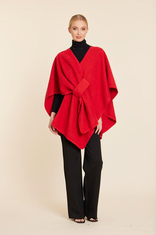 Knit Wrap, Red