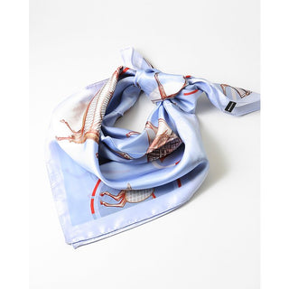 Blue Horse Scarf