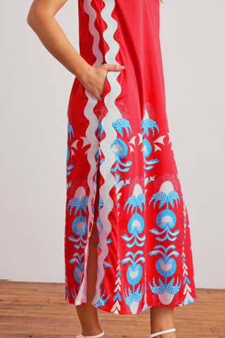 Marlo Dress, Red Thistle