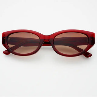 Ameli Acetate Cat-Eye, Red