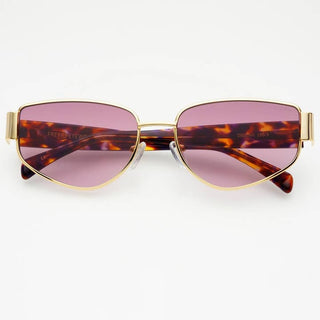 Delilah Sunglasses - Gold / Lavender