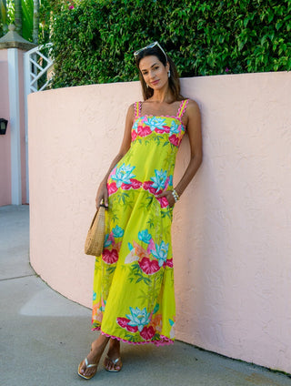 Annalisa Dress, Tropical Bamboo