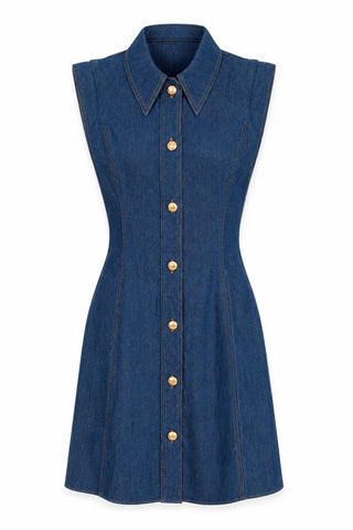 Albie Dress, Denim