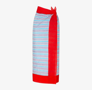 Smathers Sarong - Blue/Red