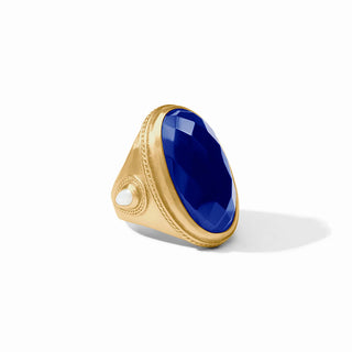 Cannes Statement Ring - Iridescent Sapphire Blue