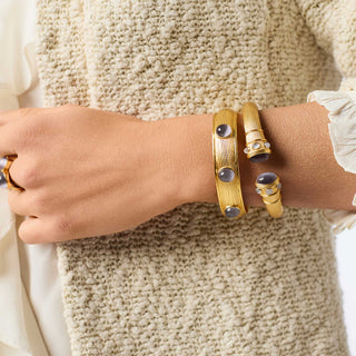 Cobblestone Demi Cuff - Blue Cat'S Eye