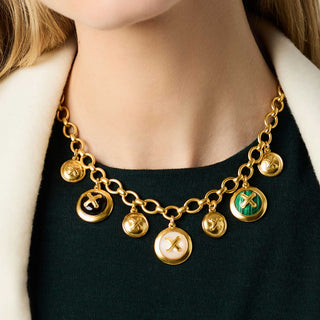 Essex Charm Necklace - Multi Stone