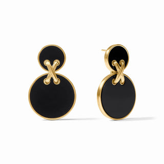 Essex Statement Earring - Obsidian Black