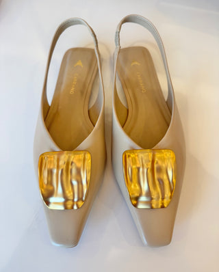Milano Sling Back, Ginger