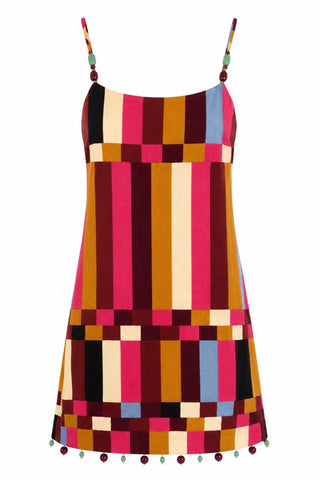 Harper Dress, Autumn Stripe