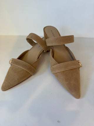 Biza Kitten Mule, Sand Suede