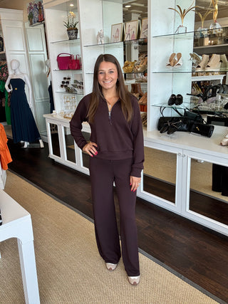 Airessentials Wide Leg Pant, Truffle Brown