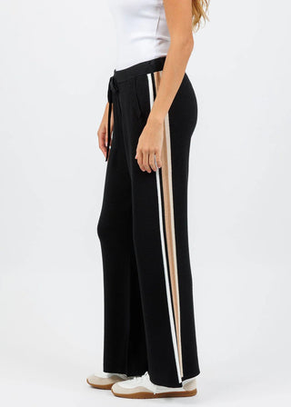 Multi-Stripe Pant, Black