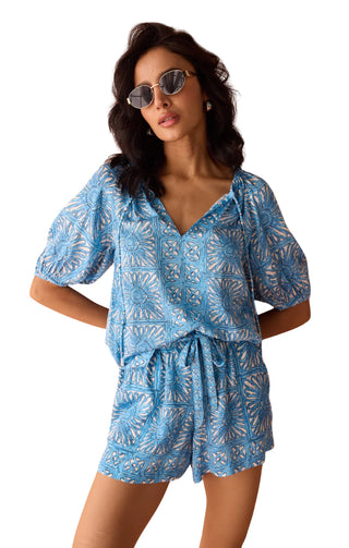 Isla Blouse, Kashni Ocean