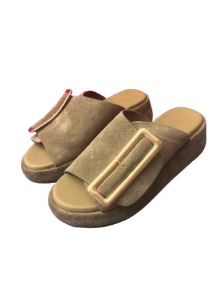 Elara, Dark Taupe Suede