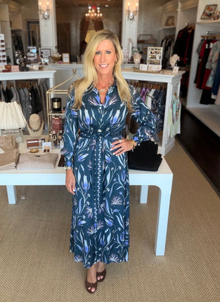 Emma Shirt Dress, Demiere Borealis