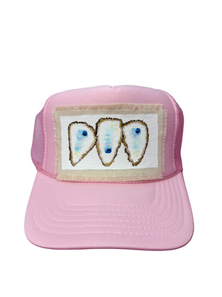 Pink Oyster Trucker Hat