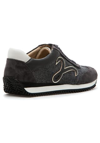 Qalan Sneaker, Grey Suede