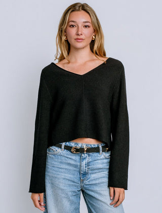 Asima V Sweater, Black