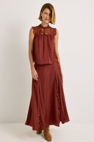 Gracen Skirt, Auburn
