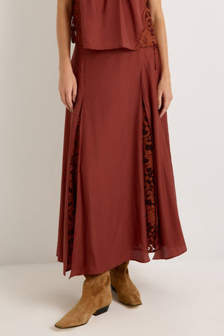 Gracen Skirt, Auburn