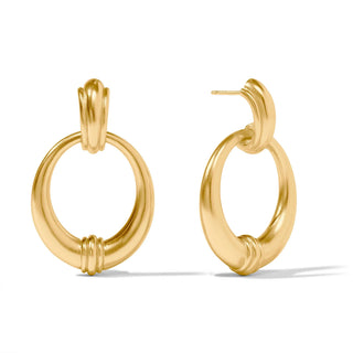 Portofino Doorknocker Earring - Gold