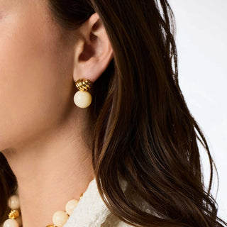 Ravello Midi Earring - Ivory