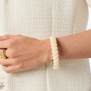 Ravello Statement Bangle - Ivory