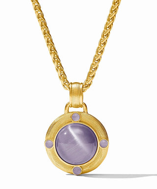 Cobblestone Demi Necklace - Blue Cat'S Eye