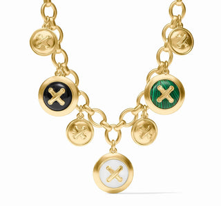 Essex Charm Necklace - Multi Stone