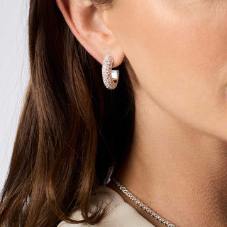 Stardust Hoop, Cubic Zirconia