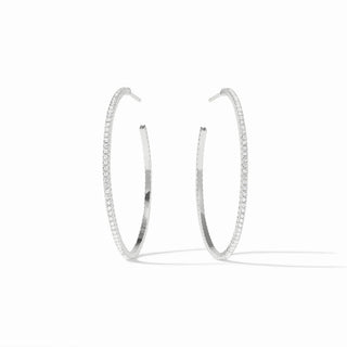 Windsor Hoop, L - Cubic Zirconia