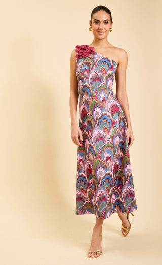 Annmarie Midi Dress, Twilight Marble