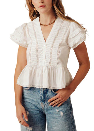 Amira Top, White
