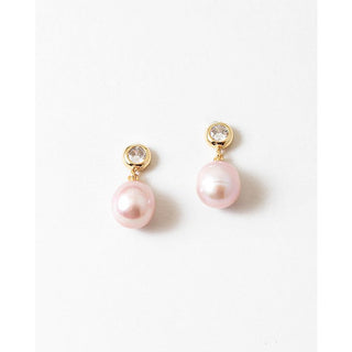 Champagne Pearl Earrings