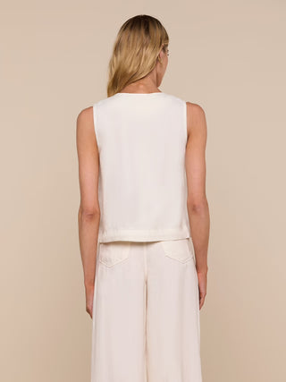 Foster A-Line Top, Vintage White