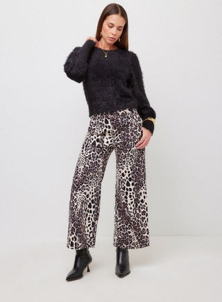 Rylee Cropped Pants, Animal