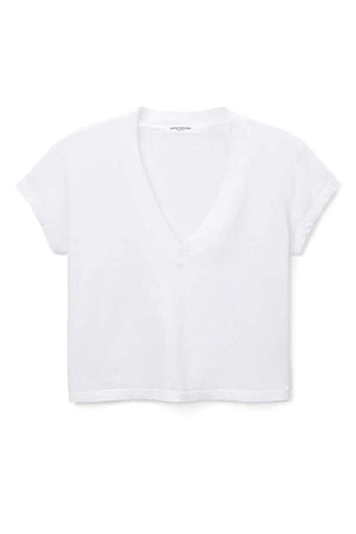 Alanis V Neck Tee, White